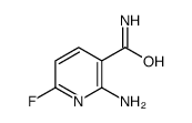 2-AMINO-6-FLUORO-NICOTINAMIDE结构式