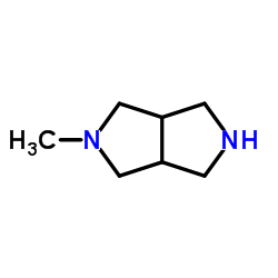 2-甲基-八氢吡咯[3,4-C]吡咯结构式