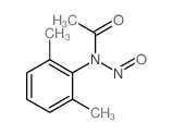 N-(2,6-dimethylphenyl)-N-nitroso-acetamide结构式