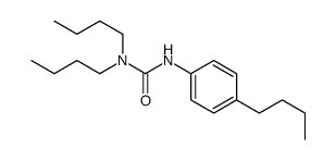 1,1-dibutyl-3-(4-butylphenyl)urea结构式