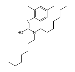 3-(2,4-dimethylphenyl)-1,1-diheptylurea结构式