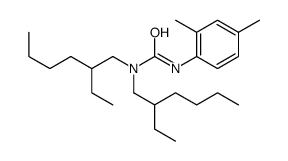 3-(2,4-dimethylphenyl)-1,1-bis(2-ethylhexyl)urea结构式