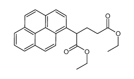 diethyl 2-pyren-1-ylpentanedioate结构式