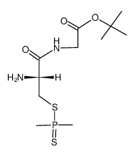 H-L-Cys(Mpt)-Gly-OBut结构式