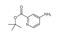 tert-butyl 4-aminopicolinate结构式