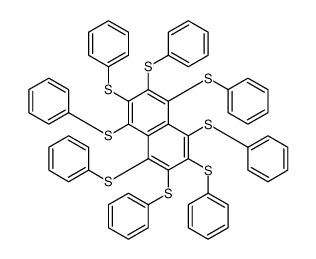 1,2,3,4,5,6,7,8-octakis(phenylsulfanyl)naphthalene结构式