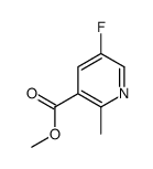 5-Fluoro-2-Methyl-nicotinic acid Methyl ester结构式
