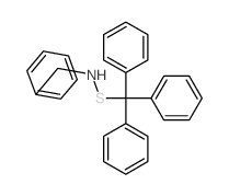 N-benzyl-1,1,1-triphenyl-methanesulfenamide结构式