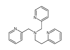 2-pyridin-2-yl-N,N-bis(pyridin-2-ylmethyl)ethanamine结构式