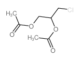 1-CHLOROMETHYL-1,2-ETHANEDIOL DIACETATE结构式