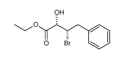 ethyl (2S,3S)-3-bromo-2-hydroxy-4-phenylbutanoate结构式