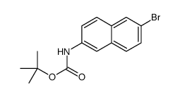 tert-butyl 6-bromonaphthalen-2-ylcarbamate结构式