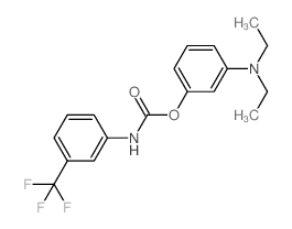 (3-diethylaminophenyl) N-[3-(trifluoromethyl)phenyl]carbamate结构式