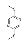 2,5-bis(methylsulfanyl)pyrazine结构式