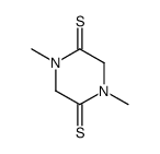 2,5-Piperazinedithione,1,4-dimethyl-(9CI)结构式