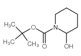 N-BOC-2-HYDROXYPIPERIDINE结构式