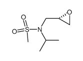 (2S)-N-(1-methylethyl)-N-(methylsulfonyl)oxiranemethanamine结构式