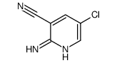 2-氨基-5-氯-3-吡啶甲腈结构式