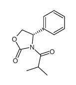 (4S)-4-benzyl-3-(2-methylpropionyl)-2-oxazolidinone结构式
