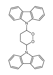 3,6-di(9-carbazolyl)-1,2-dioxane结构式