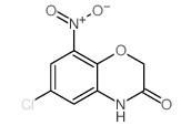 6-氯-8-硝基-4h-苯并[1,4]恶嗪-3-酮结构式