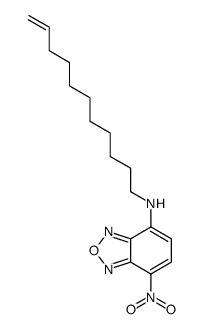 4-nitro-N-undec-10-enyl-2,1,3-benzoxadiazol-7-amine结构式