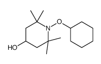 1-cyclohexyloxy-2,2,6,6-tetramethylpiperidin-4-ol结构式