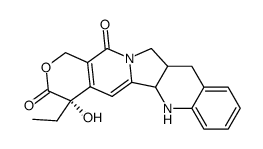 1,2,6,7-tetrahydro-(20S)-camphthotecine结构式