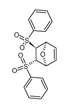 7-oxa-2-exo,3-endo-bis(phenylsulfonyl)bicyclo[2.2.1]hept-5-ene结构式