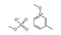 1-methoxy-3-methyl-pyridinium, methyl sulfate结构式