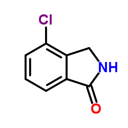 4-氯-2,3-二氢-异吲哚-1-酮结构式