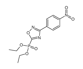 diethyl (3-(4-nitrophenyl)-1,2,4-oxadiazol-5-yl)phosphonate结构式