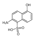 2-amino-5-hydroxy-naphthalene-1-sulfonic acid结构式