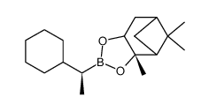 (S)-pinanediol cyclohexylboronate结构式
