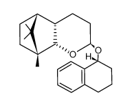(R)-O-((4aS-(2α,4aα,5α,8α,8aα))-Octahydro-8,9,9-trimethyl-5,8-methano-2H-1-benzopyran-2-yl)-1-tetralol结构式