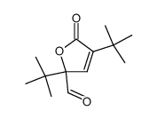 3,5-di-tert-butyl-5-(formyl)-2-furanone结构式