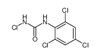N-chloro-N'-(2,4,6-trichloro-phenyl)-urea结构式