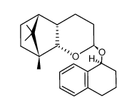 (S)-O-((4aS-(2α,4aα,5α,8α,8aα))-Octahydro-8,9,9-trimethyl-5,8-methano-2H-1-benzopyran-2-yl)-1-tetralol结构式