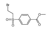 methyl 4-(2-bromoethylsulfonyl)benzoate结构式