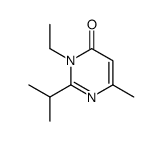 3-ethyl-2-isopropyl-6-methylpyrimidin-4(3H)-one结构式