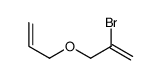 2-bromo-3-prop-2-enoxyprop-1-ene结构式
