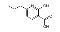 2-hydroxy-6-propyl-nicotinic acid结构式