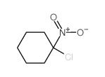 1-chloro-1-nitro-cyclohexane结构式