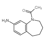 1-(8-氨基-2,3,4,5-四氢-苯并[b]氮杂革-1-基)-乙酮结构式