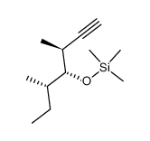 (((3S,4R,5S)-3,5-dimethylhept-1-yn-4-yl)oxy)trimethylsilane结构式