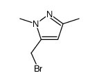 5-(溴甲基)-1,3-二甲基-1H-吡唑结构式