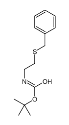 S-苄基-N-boc-乙硫醇胺结构式