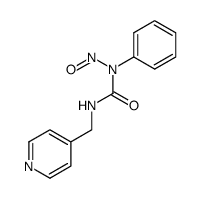 1-nitroso-1-phenyl-3-(4-pyridylmethyl)-urea结构式