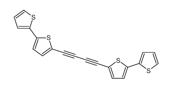 1,4-bis(2,2'-bithienyl-5-yl)-1,3-butadiyne结构式