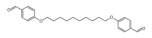 4,4’-(1,10-Decanediyl )dioxydibenzaldehyde结构式